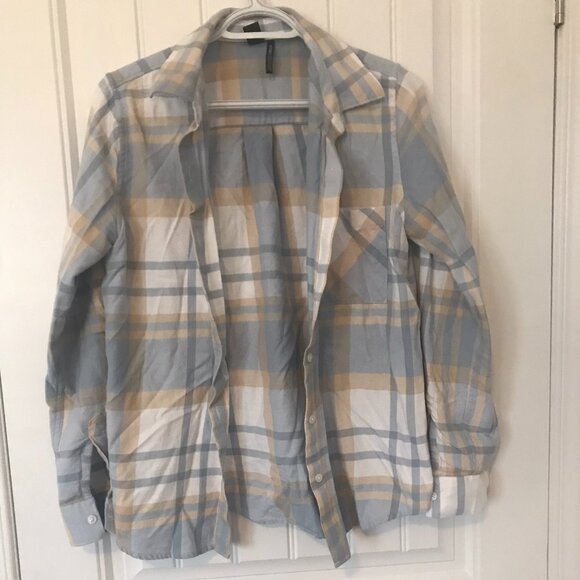 Simons Checkered Flannel Shirt - Picture 1 of 2